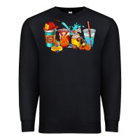 Black firefighter coffee cups Premium Sweatshirt - AdoDesignShop
