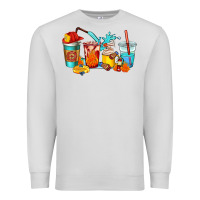 Dove Grey firefighter coffee cups Premium Sweatshirt - AdoDesignShop