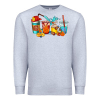 Heather Grey firefighter coffee cups Premium Sweatshirt - AdoDesignShop