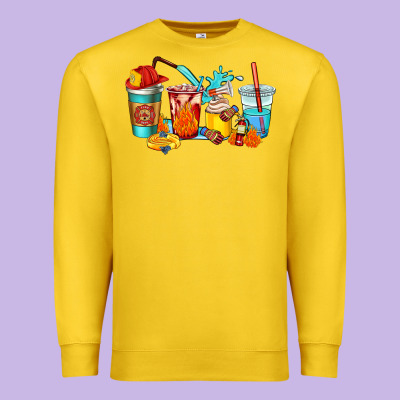 Firefighter Coffee Cups Premium Sweatshirt Designed By Adodesignshop