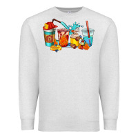 Oatmeal Heather firefighter coffee cups Premium Sweatshirt - AdoDesignShop