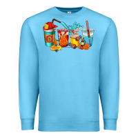 Ocean Blue firefighter coffee cups Premium Sweatshirt - AdoDesignShop