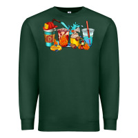 Sports Green firefighter coffee cups Premium Sweatshirt - AdoDesignShop