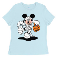 Baby Blue mouse halloween Ladies Tee - maiPhamDesign