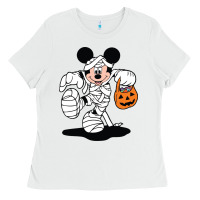 White mouse halloween Ladies Tee - maiPhamDesign