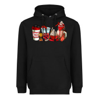 Black hockey coffee cups Heavyweight Hoodie - AdoDesignShop