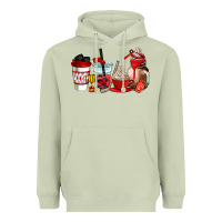 Matcha hockey coffee cups Heavyweight Hoodie - AdoDesignShop