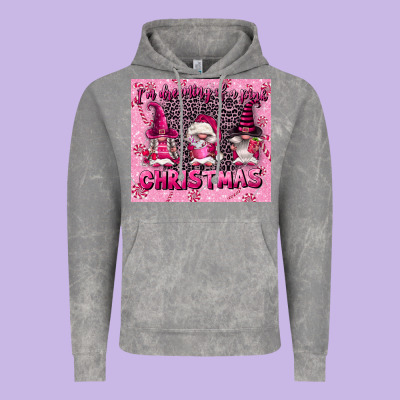I'm Dreaming Of A Pink Christmas Vintage Hoodie Designed By Fadigitalartstudio