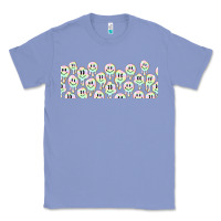 Colony Blue retro smiley faces Classic Tee - TumblerDesignByShophia