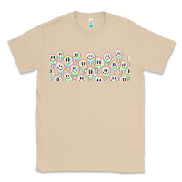 Mushroom retro smiley faces Classic Tee - TumblerDesignByShophia