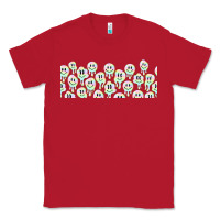 Red retro smiley faces Classic Tee - TumblerDesignByShophia