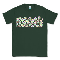 Sports Green retro smiley faces Classic Tee - TumblerDesignByShophia