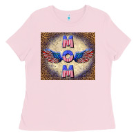 Bubblegum Pink American mom Ladies Tee - TumblerDesignByShophia