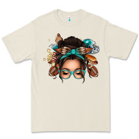 Bone american football messy bun Premium Tee - texasbilliewilder