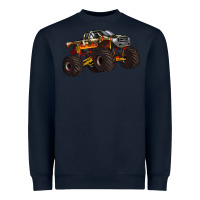 Navy monster truck Heavyweight Sweatshirt - Artiststas