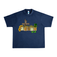 Navy Love like Jesus St. Patrick's Urban Heavy Tee - CowGirlArtShop