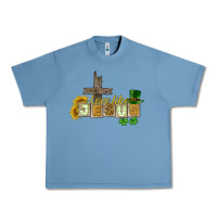 Pebble Blue Love like Jesus St. Patrick's Urban Heavy Tee - CowGirlArtShop