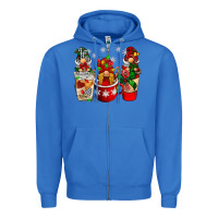 True Royal Christmas coffee gnome Zipper Hoodie - BarkalooDesign