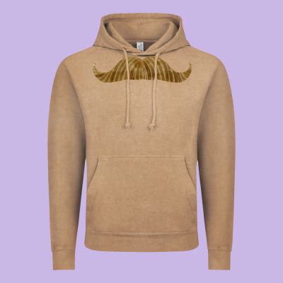 Moustache Fa Element Vintage Hoodie Designed By Fadigitalartstudio