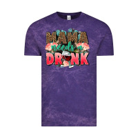 Cloud Purple Mama needs a drink mothers day Vintage Tee - CowGirlArtShop