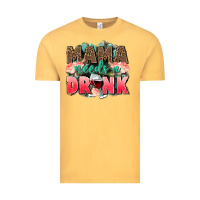 Vintage Mustard Mama needs a drink mothers day Vintage Tee - CowGirlArtShop