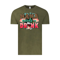 Vintage Olive Mama needs a drink mothers day Vintage Tee - CowGirlArtShop