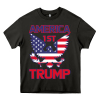 Asphalt Trump America First Eagle Heavy Core Tee - Bettercallsaul