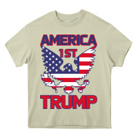 Mossy Trump America First Eagle Heavy Core Tee - Bettercallsaul