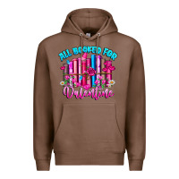 Chestnut All Booked For Valentines Premium Hoodie - CowhideDigitalArt