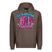 Coffee All Booked For Valentines Premium Hoodie - CowhideDigitalArt