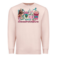 Pale Pink licensed practical nurse  coffee cup Premium Sweatshirt - AdoDesignShop