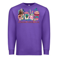 Purple licensed practical nurse  coffee cup Premium Sweatshirt - AdoDesignShop