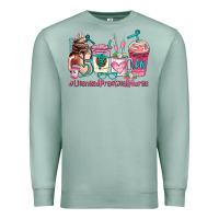 Seafoam licensed practical nurse  coffee cup Premium Sweatshirt - AdoDesignShop