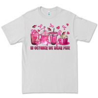 Dove Grey In October We Wear Pink with Breast Cancer Coffee Premium Tee - texasbilliewilder