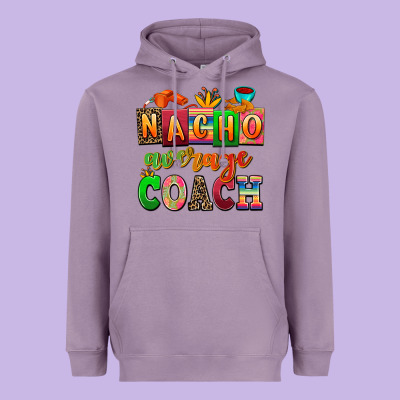 Nacho Average Coach Heavyweight Hoodie Designed By Adodesignshop