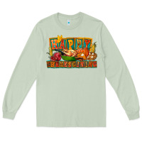 Matcha Happy Thanksgiving Long Sleeve Tee - FaDigitalArtStudio
