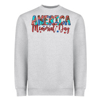 Heather Grey america memorial day Heavyweight Sweatshirt - Artiststas