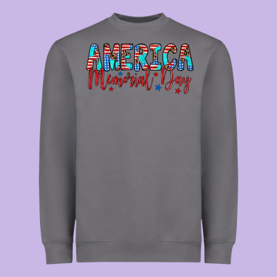 America Memorial Day Heavyweight Sweatshirt Designed By Artiststas