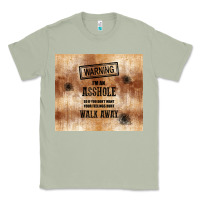 Matcha warning i'm an asshole with rusty background Classic Tee - TumblerDesignByShophia