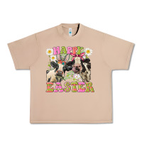 Burro Happy Easter Heifers Easter Day Urban Heavy Tee - CowGirlArtShop