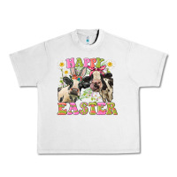 Lunar Rock Happy Easter Heifers Easter Day Urban Heavy Tee - CowGirlArtShop
