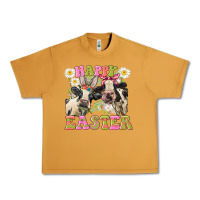 Peanut Butter Happy Easter Heifers Easter Day Urban Heavy Tee - CowGirlArtShop