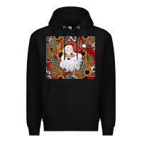 Black western santa claus Premium Hoodie - Jasminsmagicworld