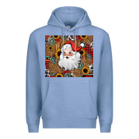 Colony Blue western santa claus Premium Hoodie - Jasminsmagicworld