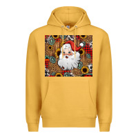 Mustard western santa claus Premium Hoodie - Jasminsmagicworld