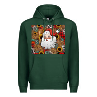 Sports Green western santa claus Premium Hoodie - Jasminsmagicworld
