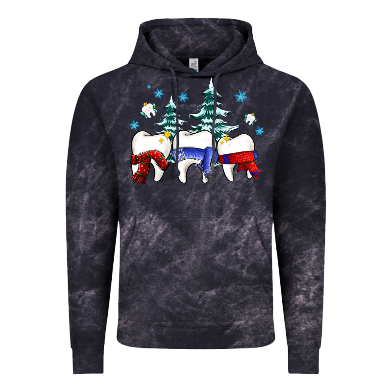 Dental Christmas Tree Teeth And Winter Ado Vintage Hoodie by OliviaCreatesArt | Teevron