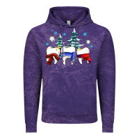 Cloud Purple dental christmas tree teeth and winter ado Vintage Hoodie - OliviaCreatesArt