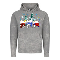 Cloud Rock dental christmas tree teeth and winter ado Vintage Hoodie - OliviaCreatesArt