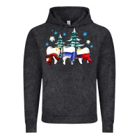Vintage Black dental christmas tree teeth and winter ado Vintage Hoodie - OliviaCreatesArt